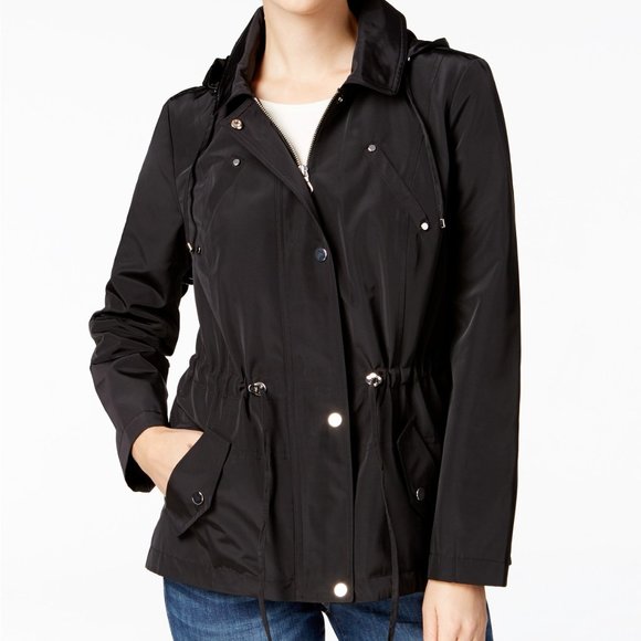 charter club petite anorak rain jacket